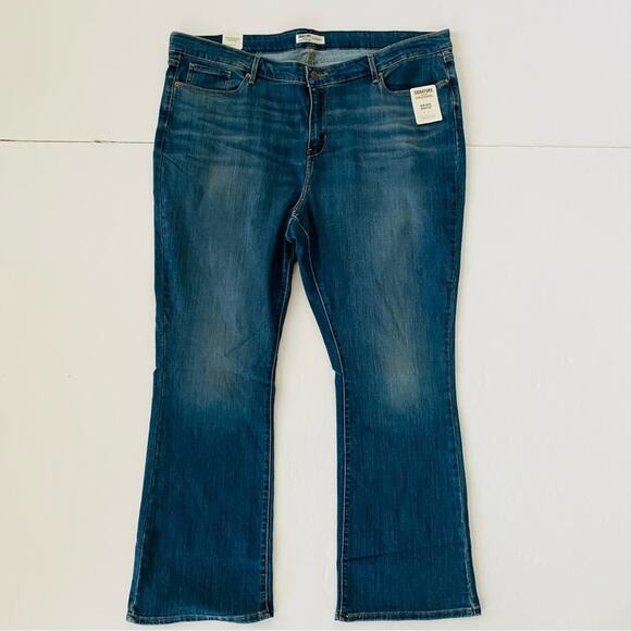 Signature by Levi Strauss | Mid-Rise Bootcut Medium Wash Jeans NWT 24 W37 L32 - Picture 1 of 11